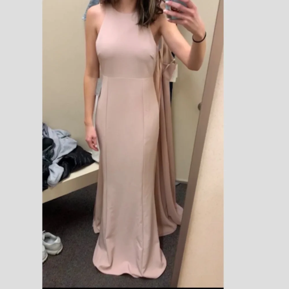 Chicago High Neck Gown Vintage Rose - Show Me Your Mumu - Picture 4 of 5